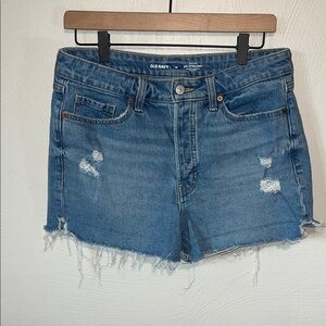 Old Navy Women's Distressed Blue Jean Shorts